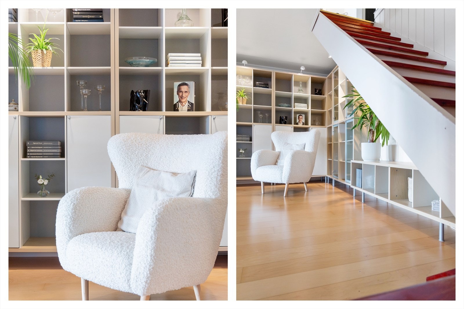 Trappen går ned fra hallen Galleribilde