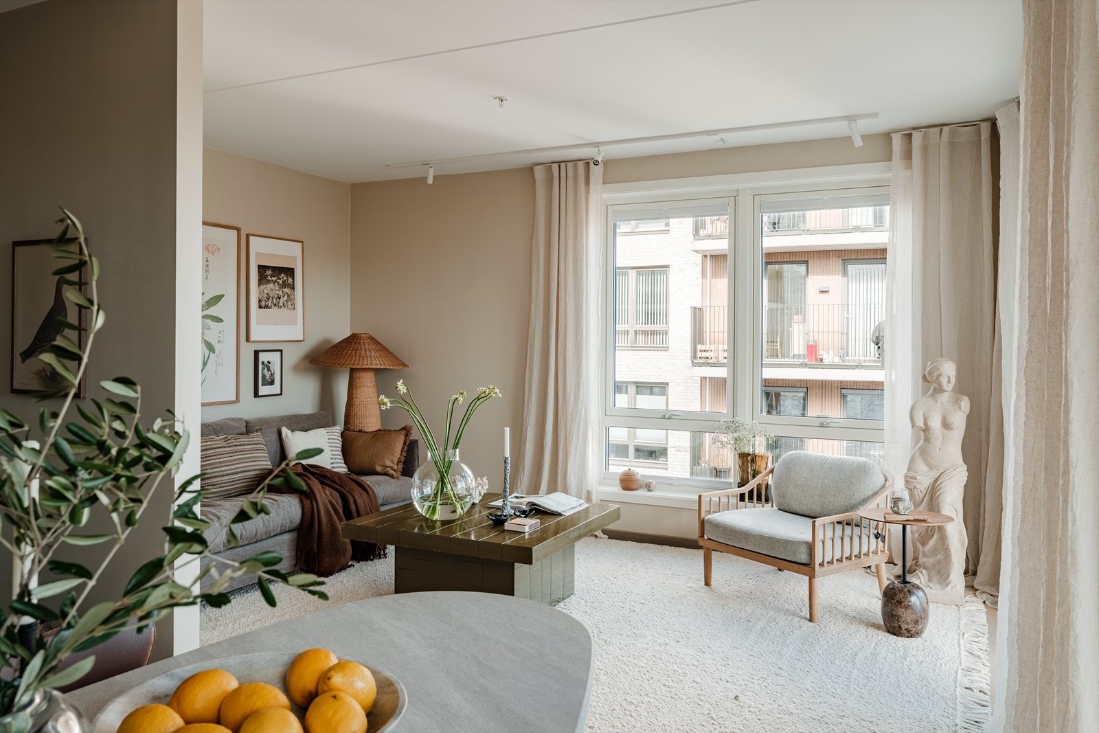 Det er vannbåren gulvvarme i alle rom Galleribilde