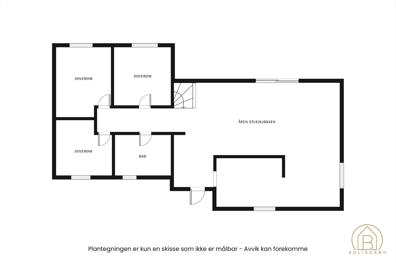 Plantegning hovedplan. Galleribilde
