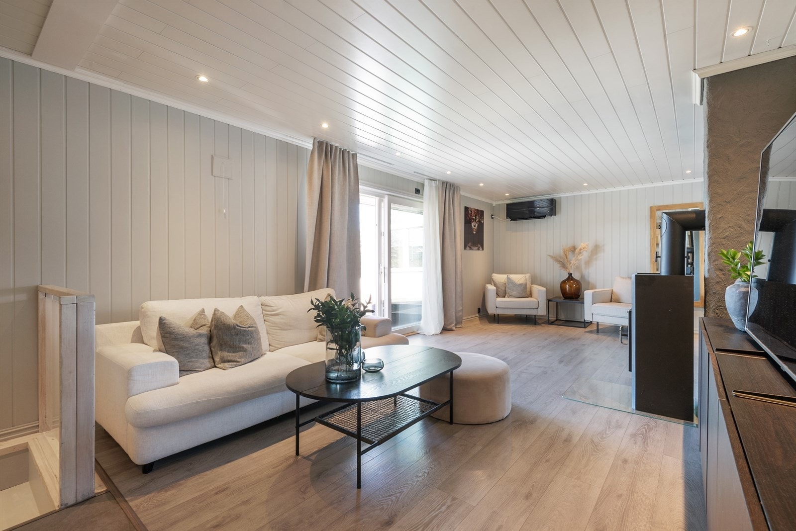 Nøytralt fargevalg gjør det enkelt å møblere. Galleribilde