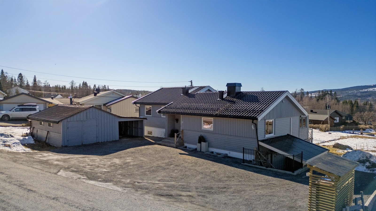 Velkommen til Bakkesvingen 12! Foto: Boligdrøm. Galleribilde