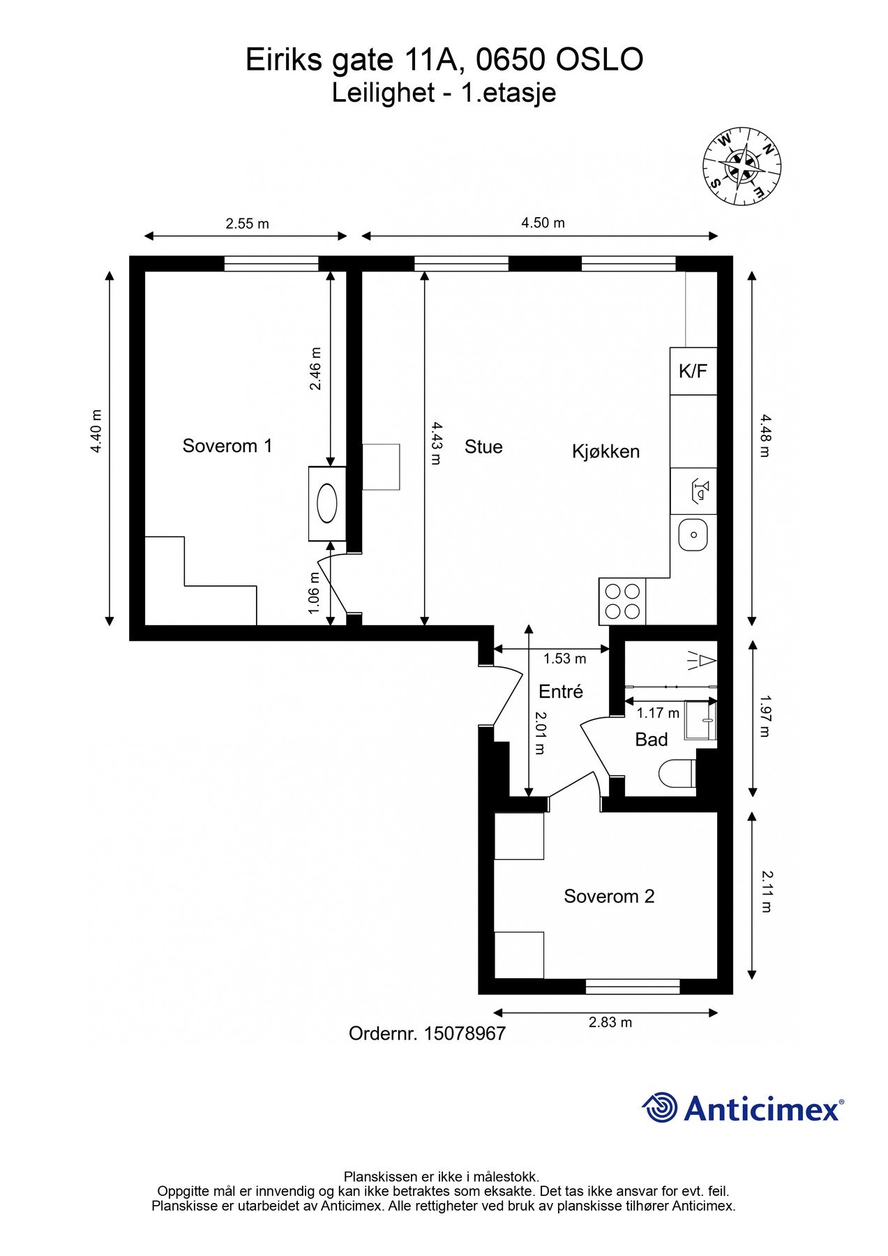 Plantegning. Galleribilde