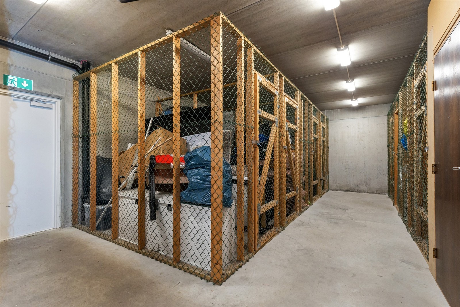 Leiligheten disponerer en ekstern bod på 5 m² i byggets kjeller. Galleribilde