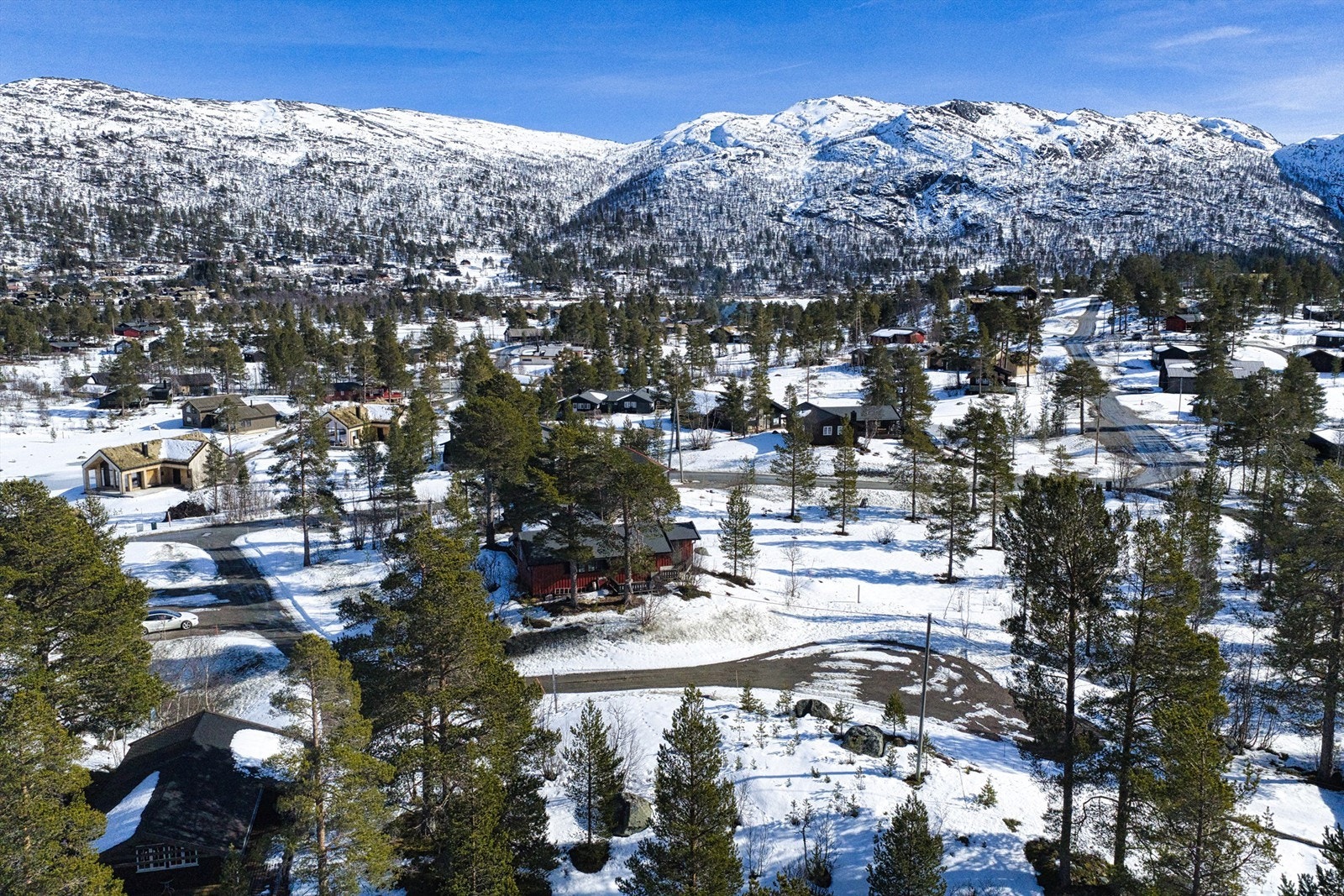 Utsikten mot Hartevassnutane. Galleribilde