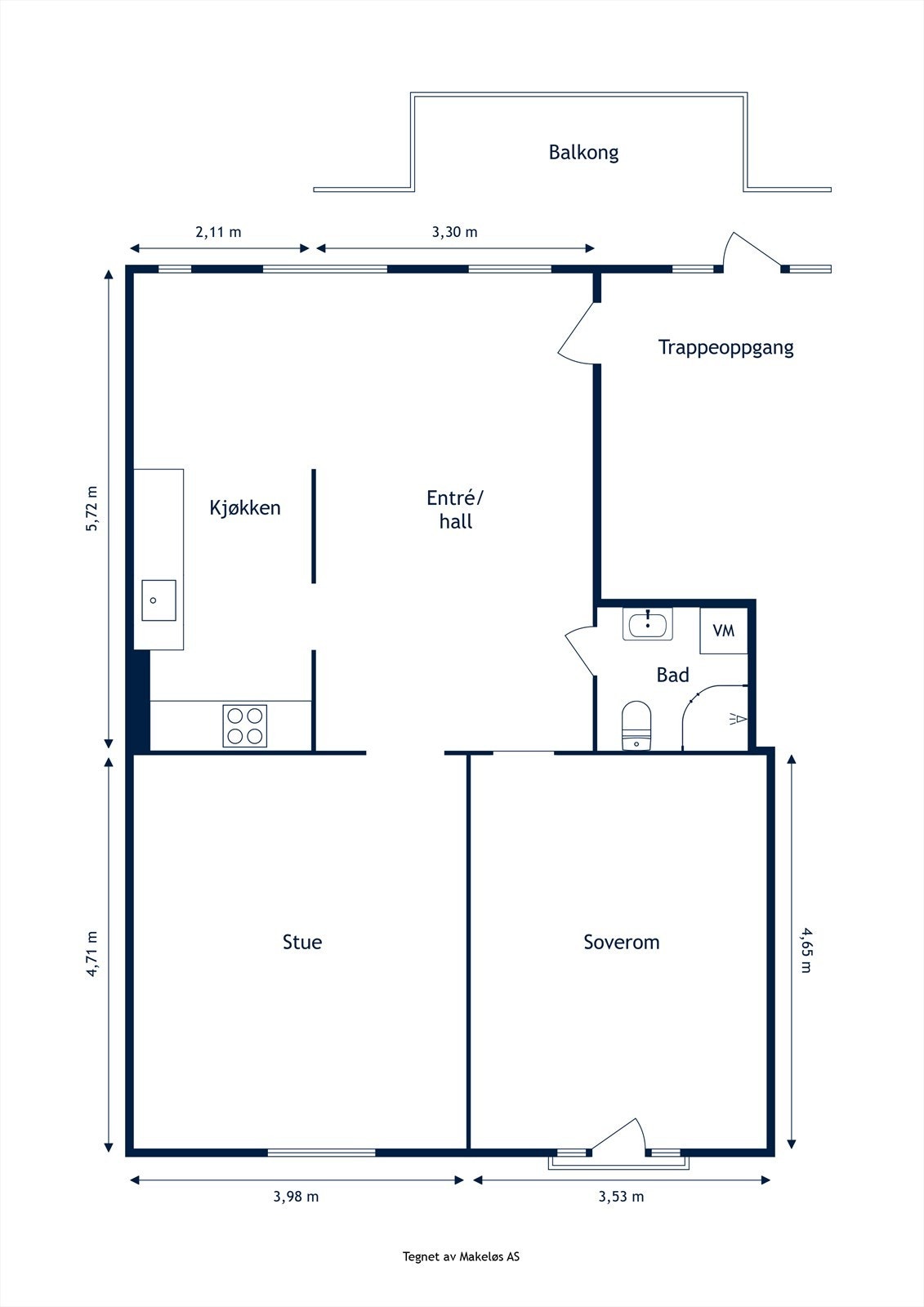 Plantegning Galleribilde