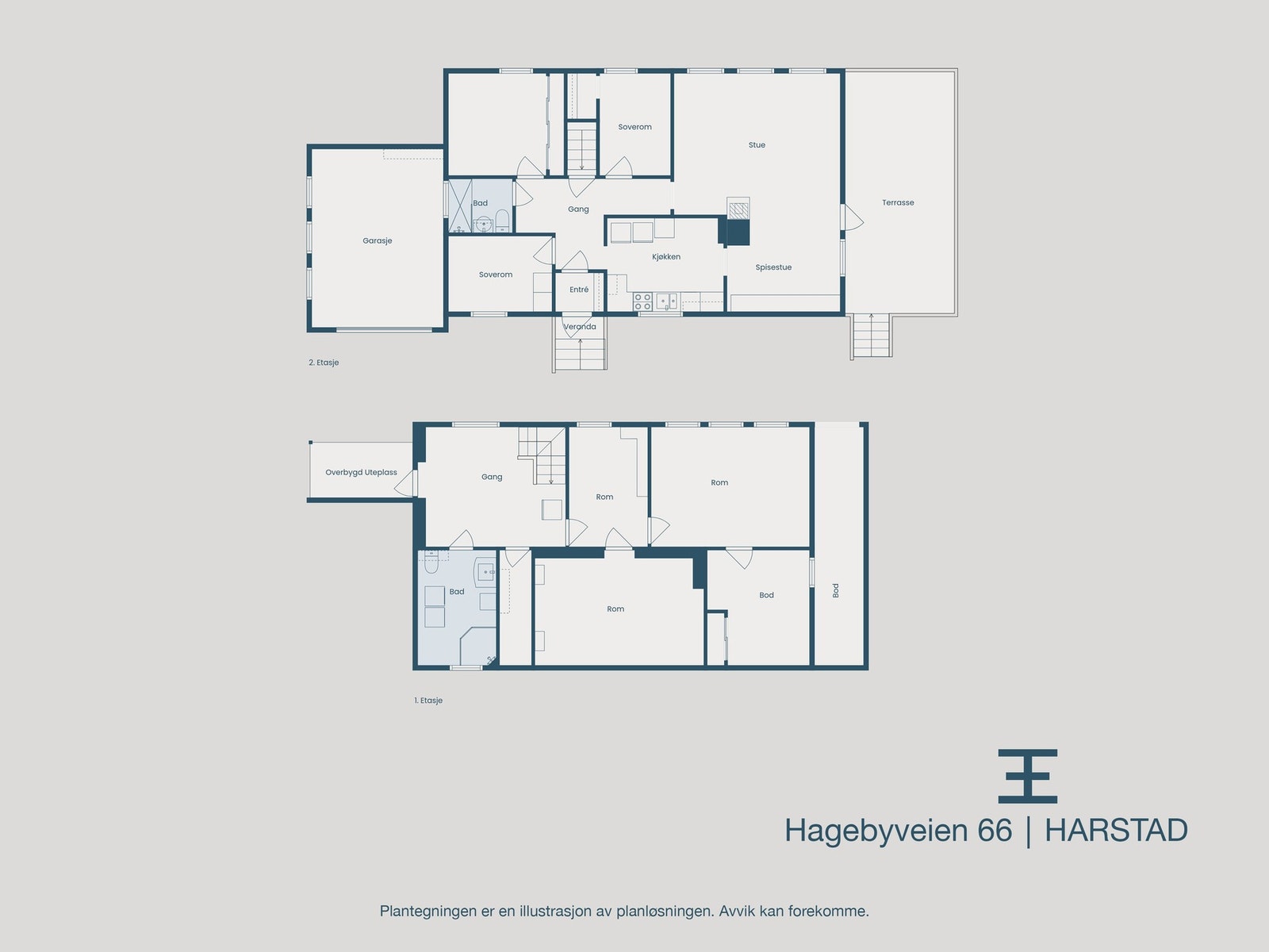 Plantegninger samlet Galleribilde