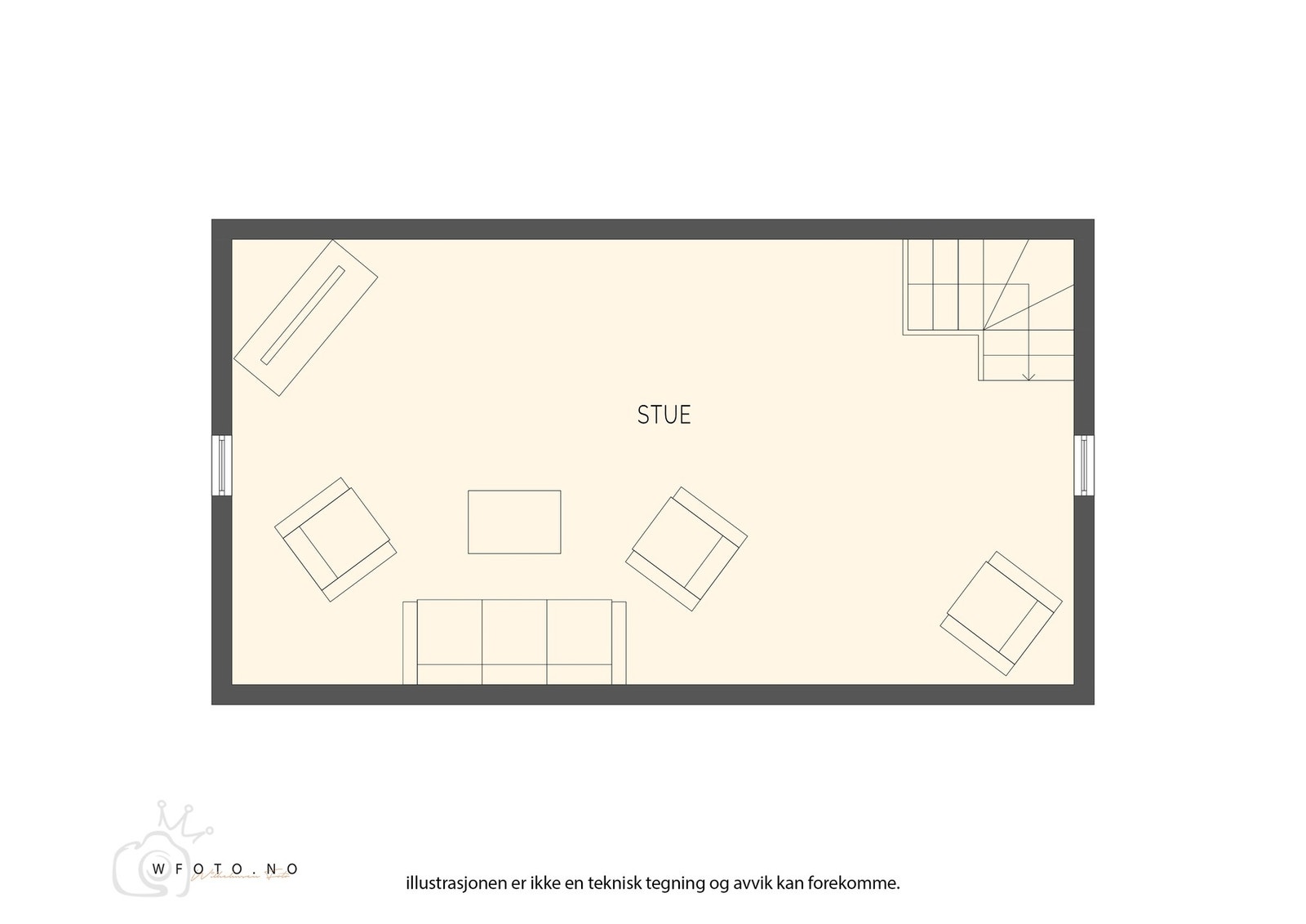 Plantegning | Loft Galleribilde
