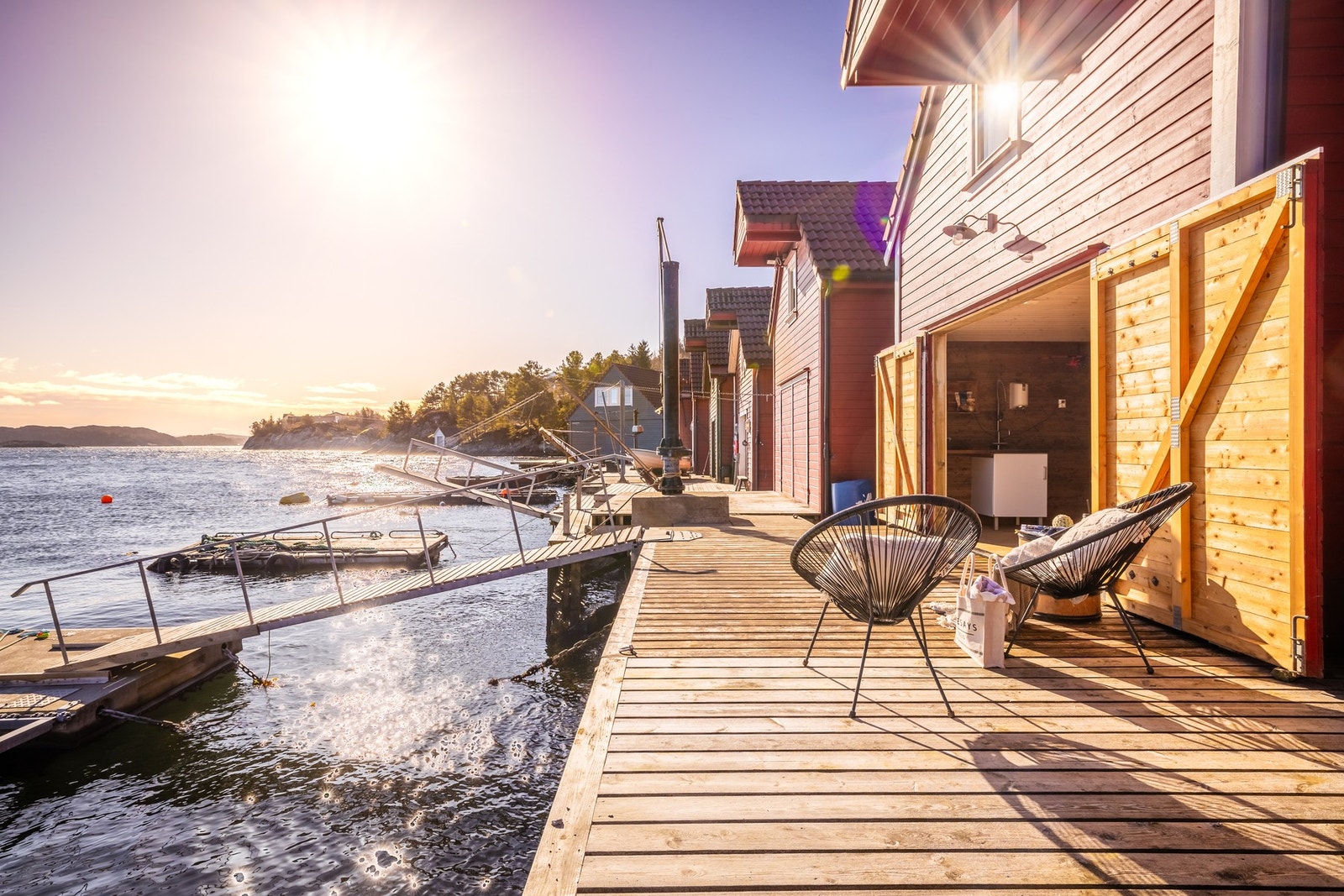 Her har du lett tilkomst til flotte badeplasser og gode fiskeområder like utenfor døren. Galleribilde