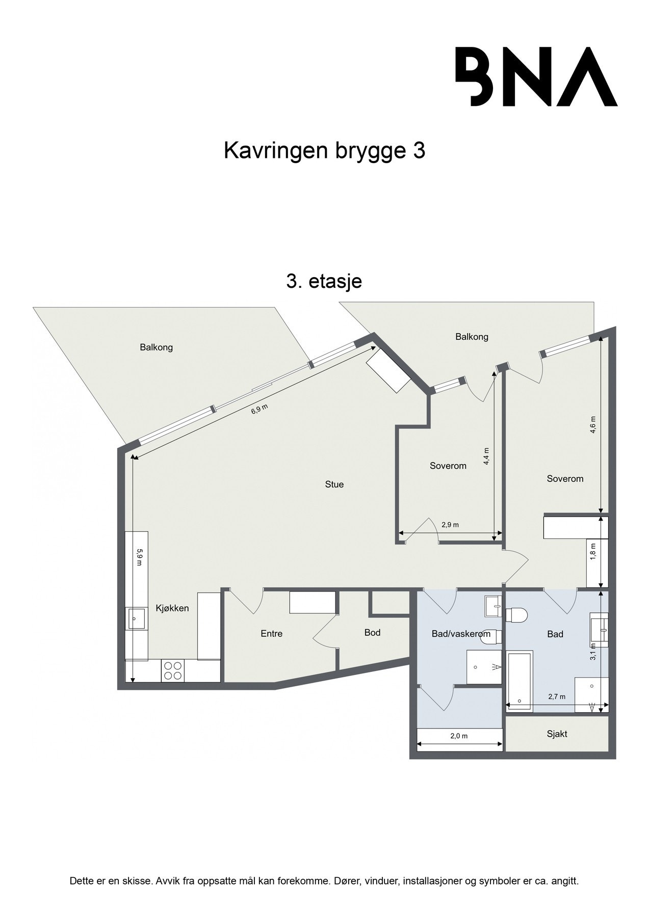 Plantegning Galleribilde