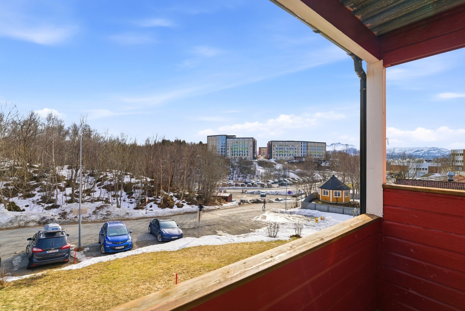 Takoverbygget balkong Galleribilde