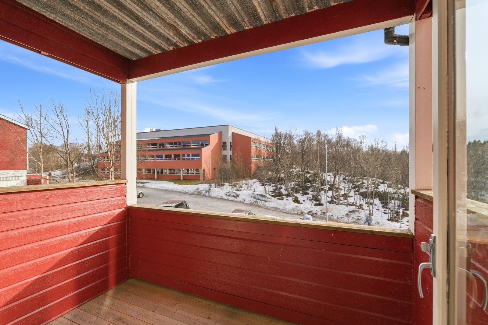 Takoverbygget balkong Galleribilde