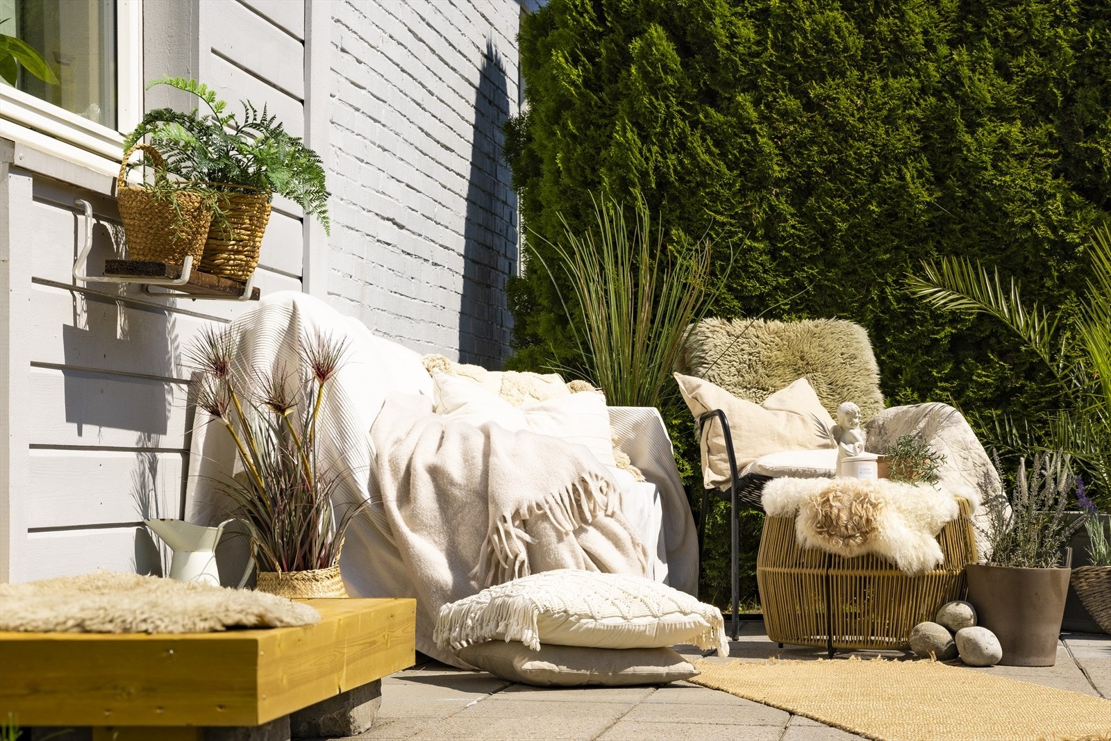 Opparbeidet med hekk og beplanting Galleribilde