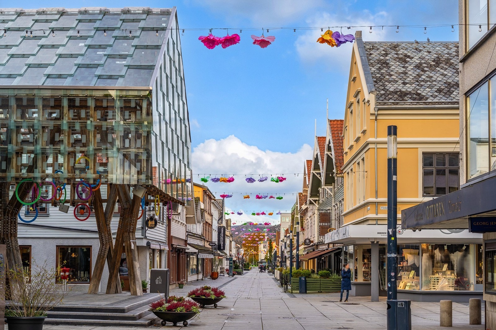 Langgata i Sandnes Galleribilde