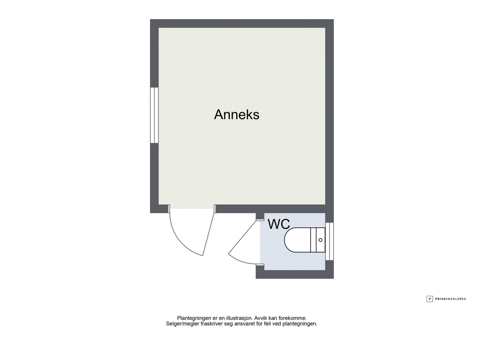 Plantegning anneks 1. Galleribilde