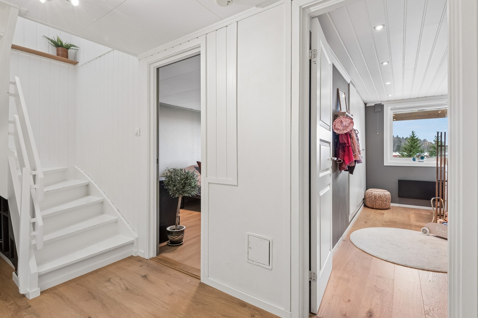 Det ble i 2026 lagt nytt gulv i gangen. Galleribilde