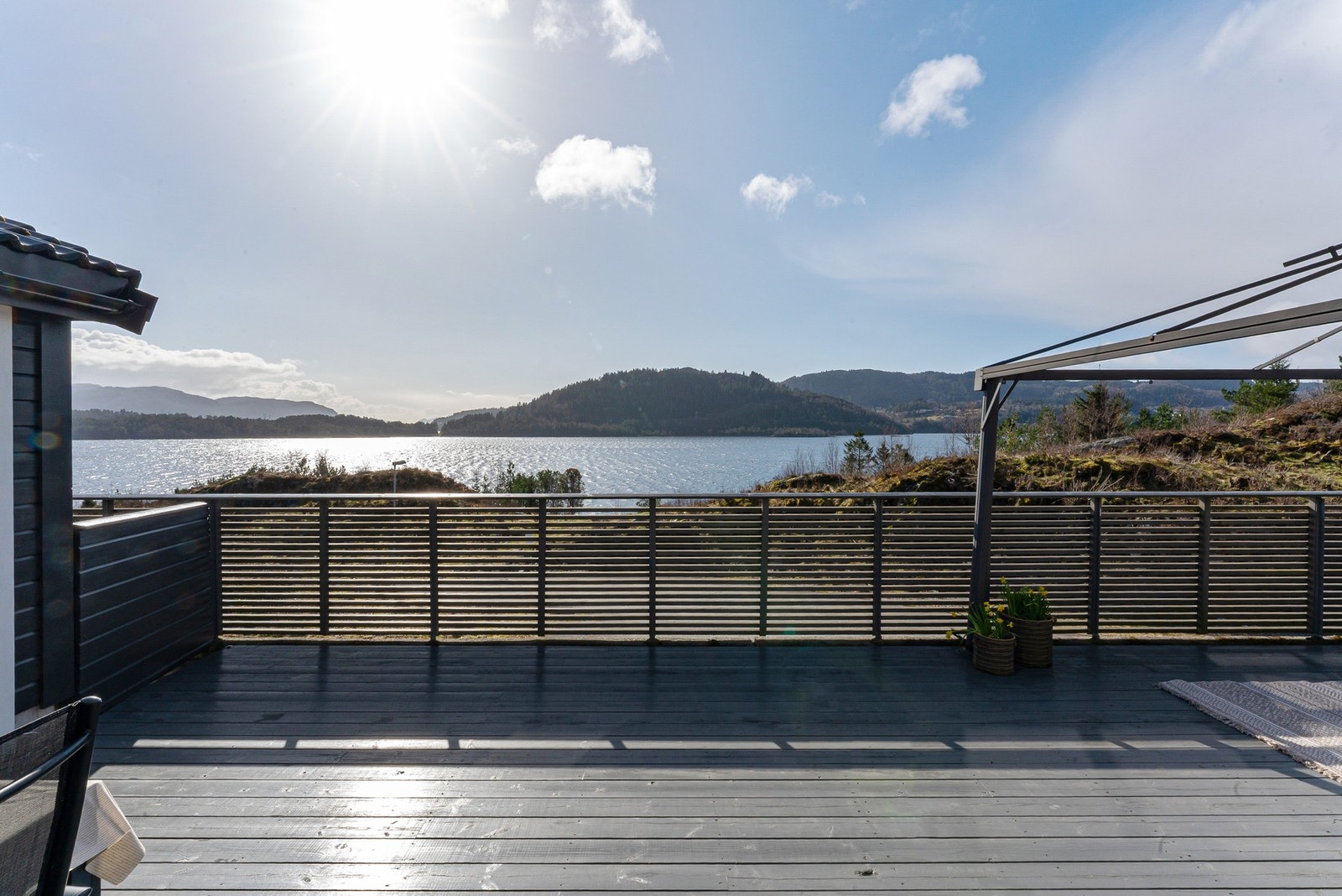 Nydelig sjøutsikt og gode solforhold Galleribilde