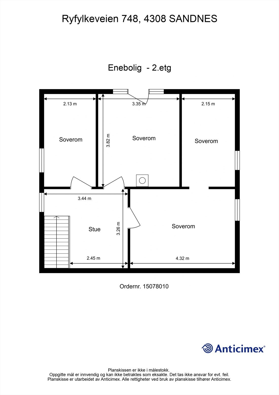 Plantegning 2.etg. Galleribilde