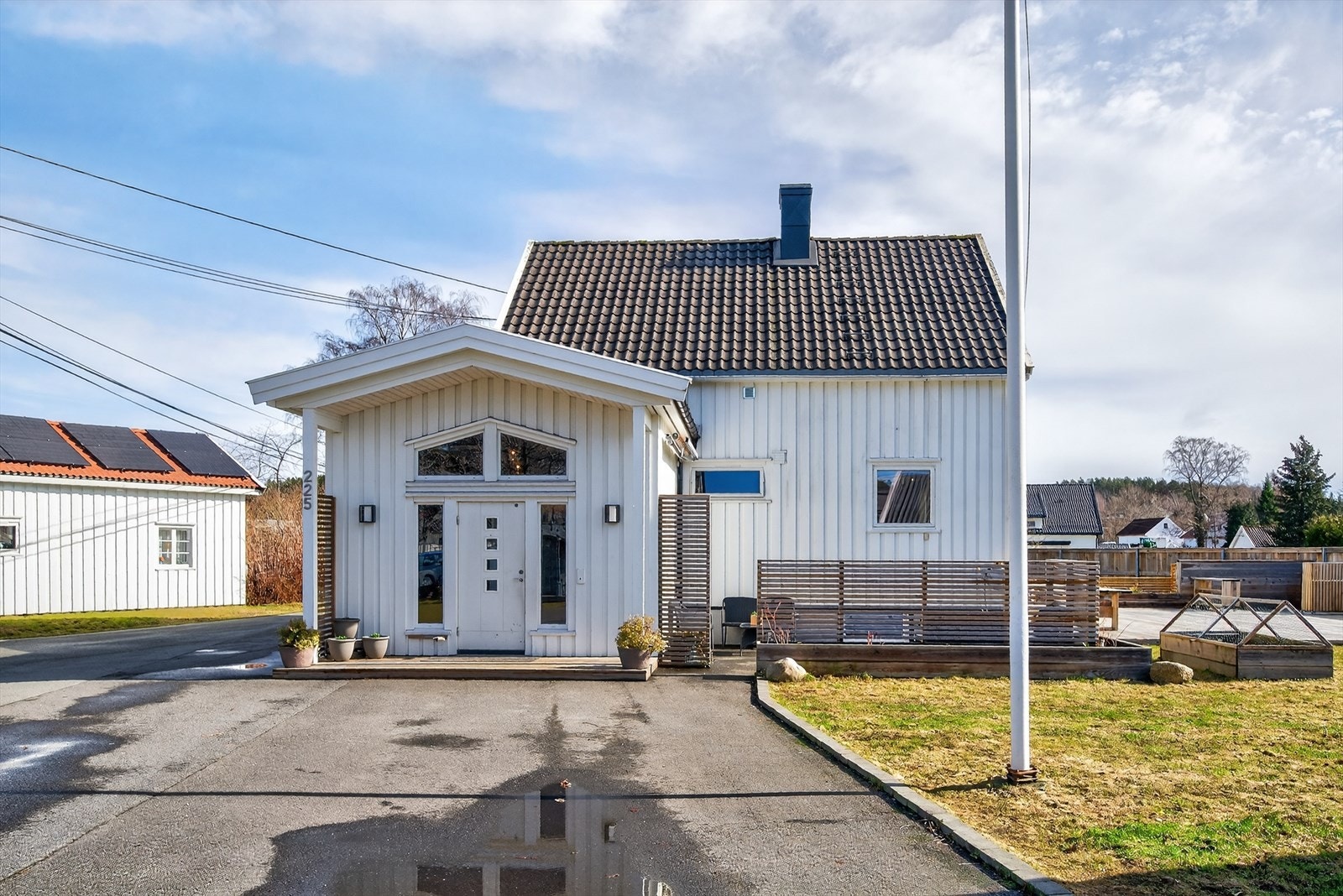 Boligen fikk nytt inngangsparti i 2017 Galleribilde