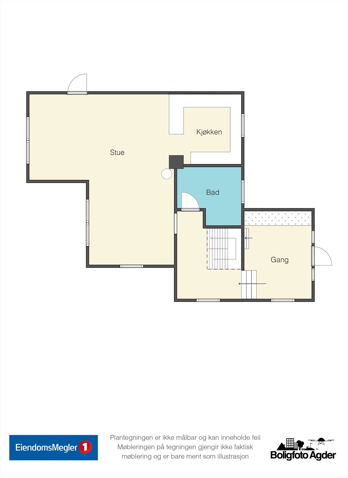 Roresanden 225 plan 1 Galleribilde