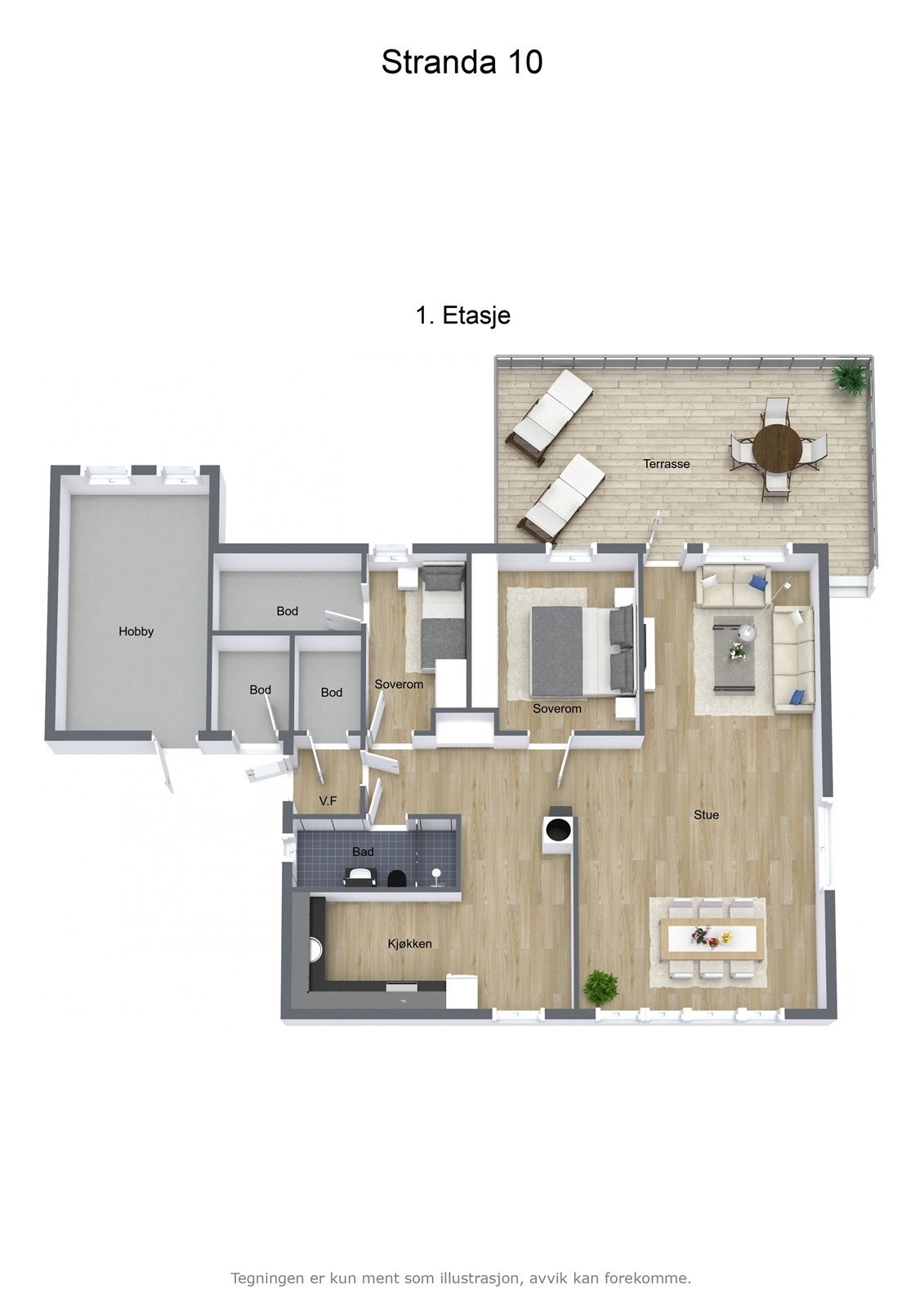 Plantegning. Galleribilde