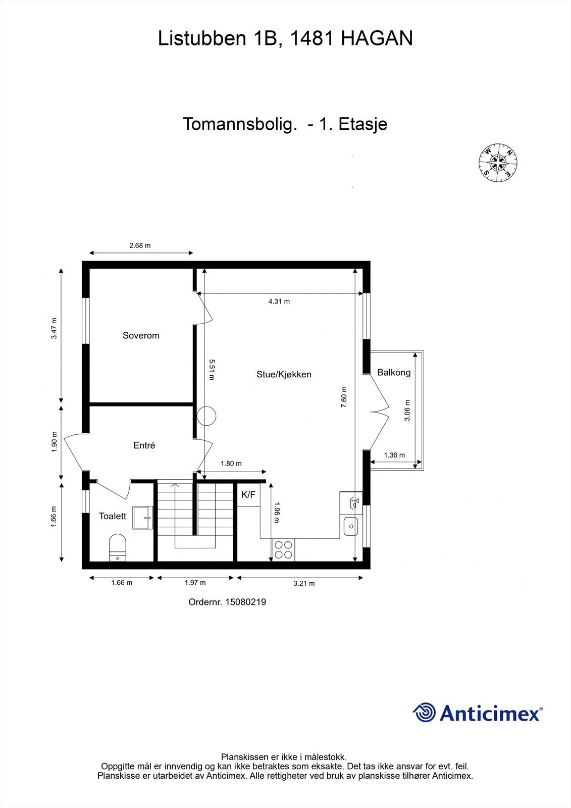 Plantegning 1. Etasje Galleribilde