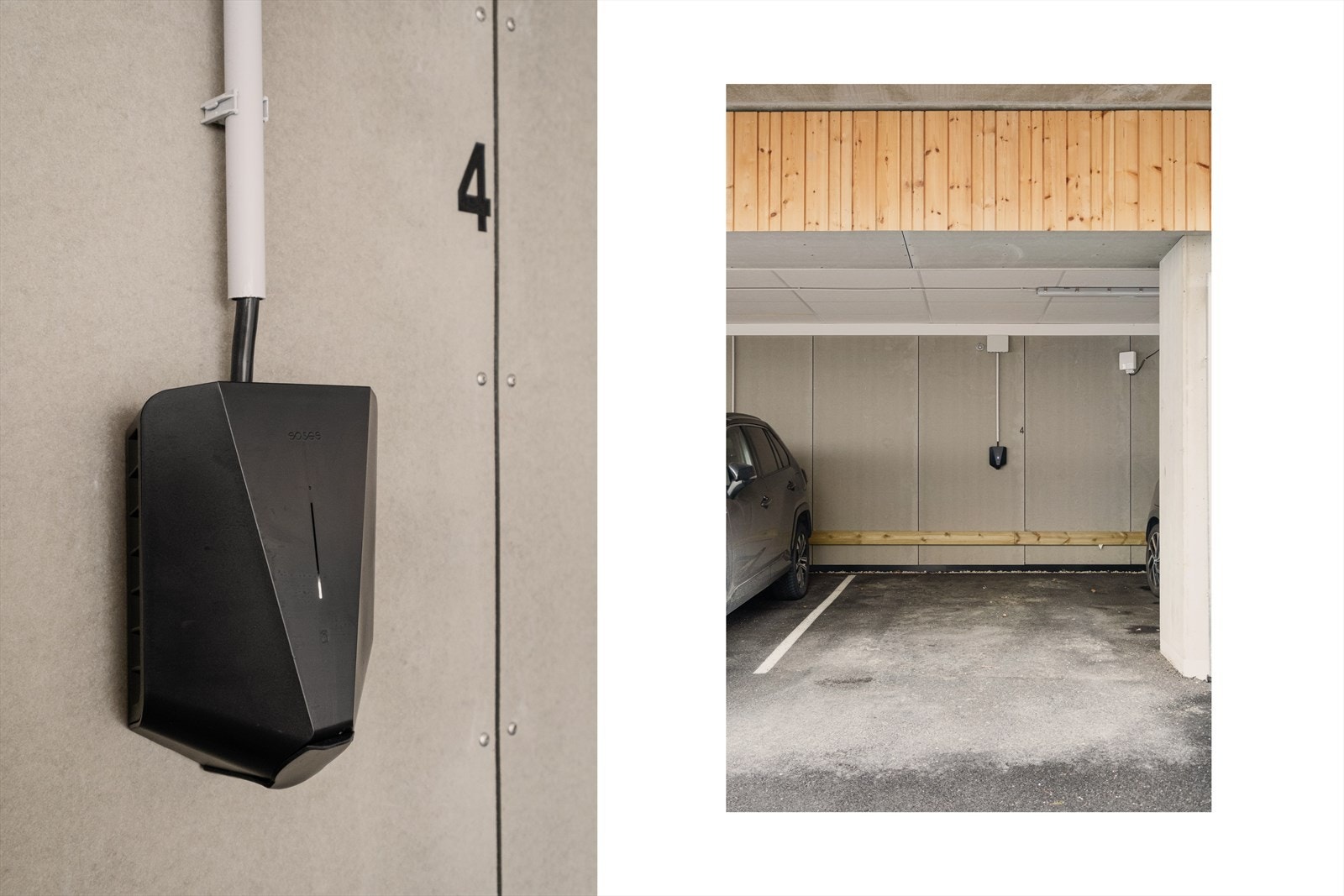 - Selgers garasjeplass som kan kjøpes i tillegg har montert elbil-lader og ligger i en egen næringsseksjon - Galleribilde