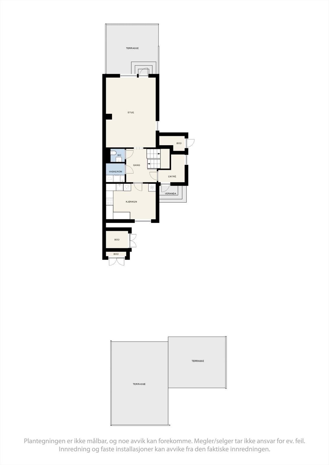 Plantegning 1. etasje. Galleribilde