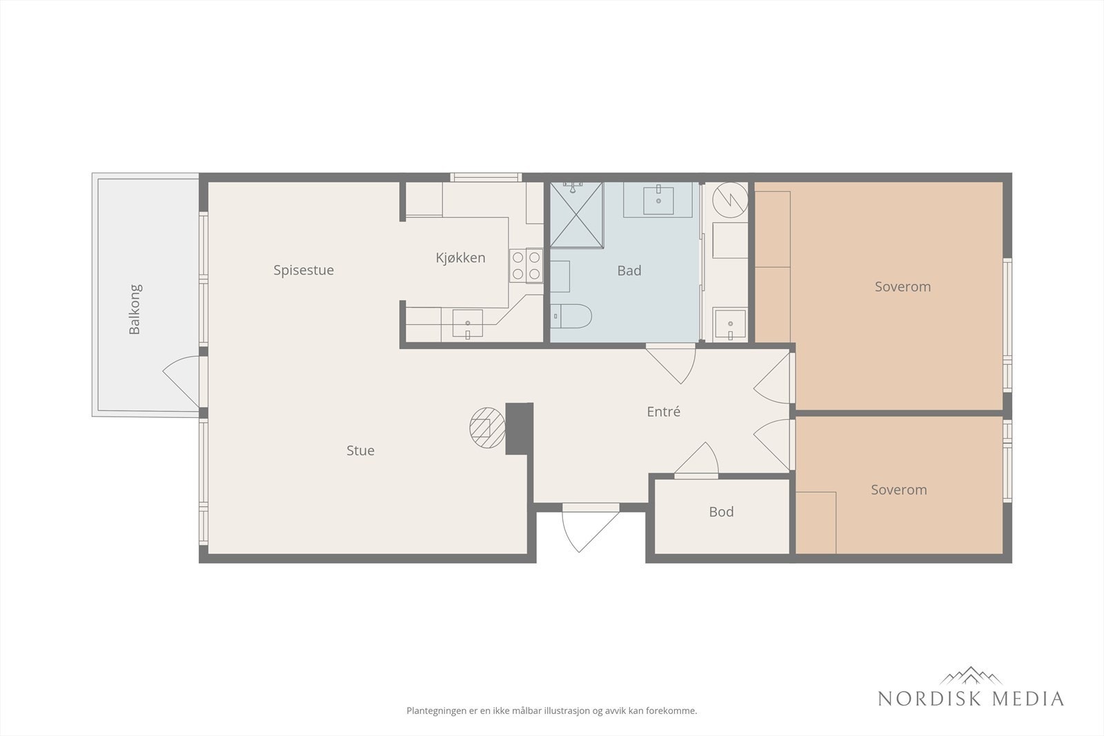 Plantegning Galleribilde