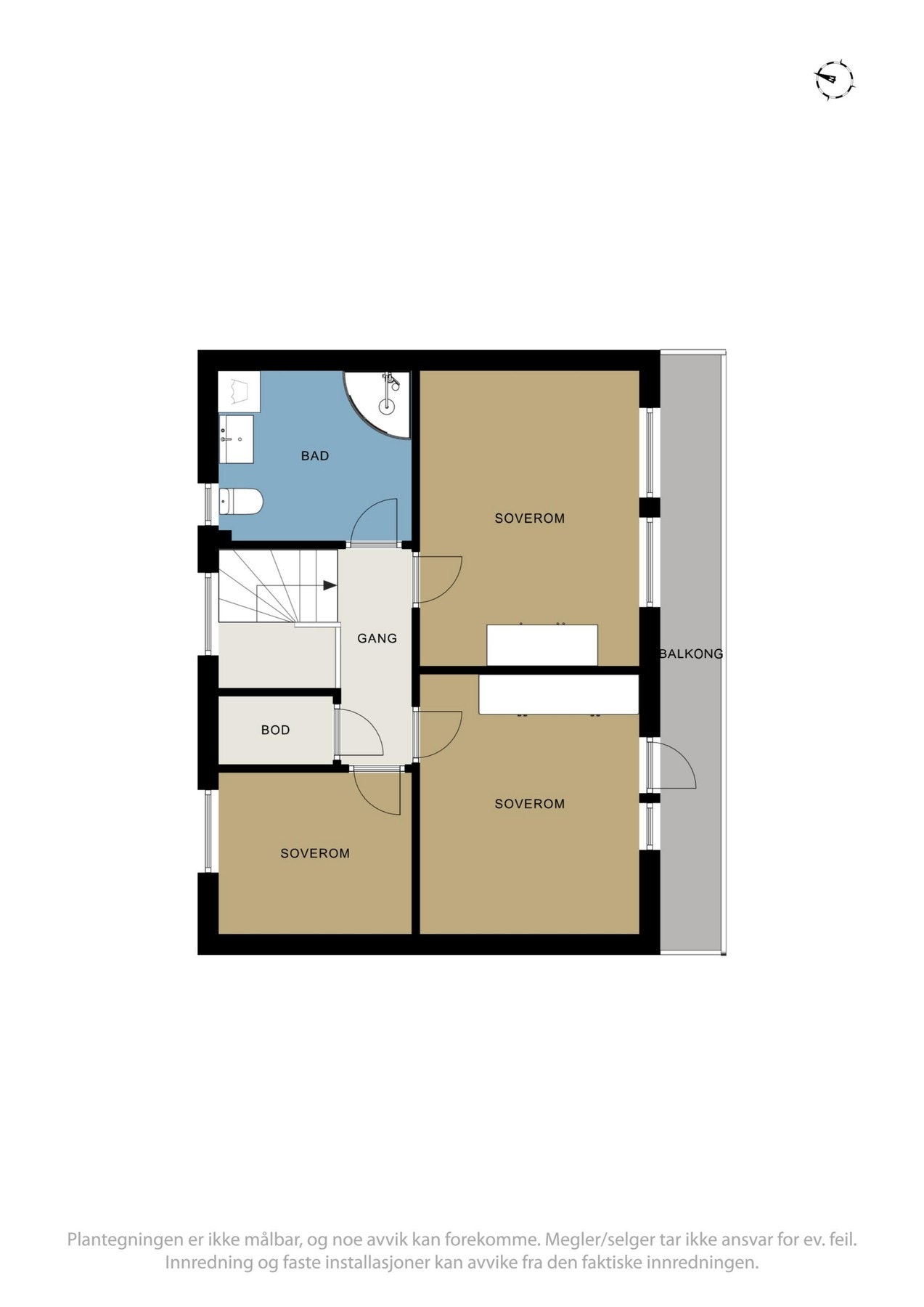 Plantegning 2. etasje. Galleribilde