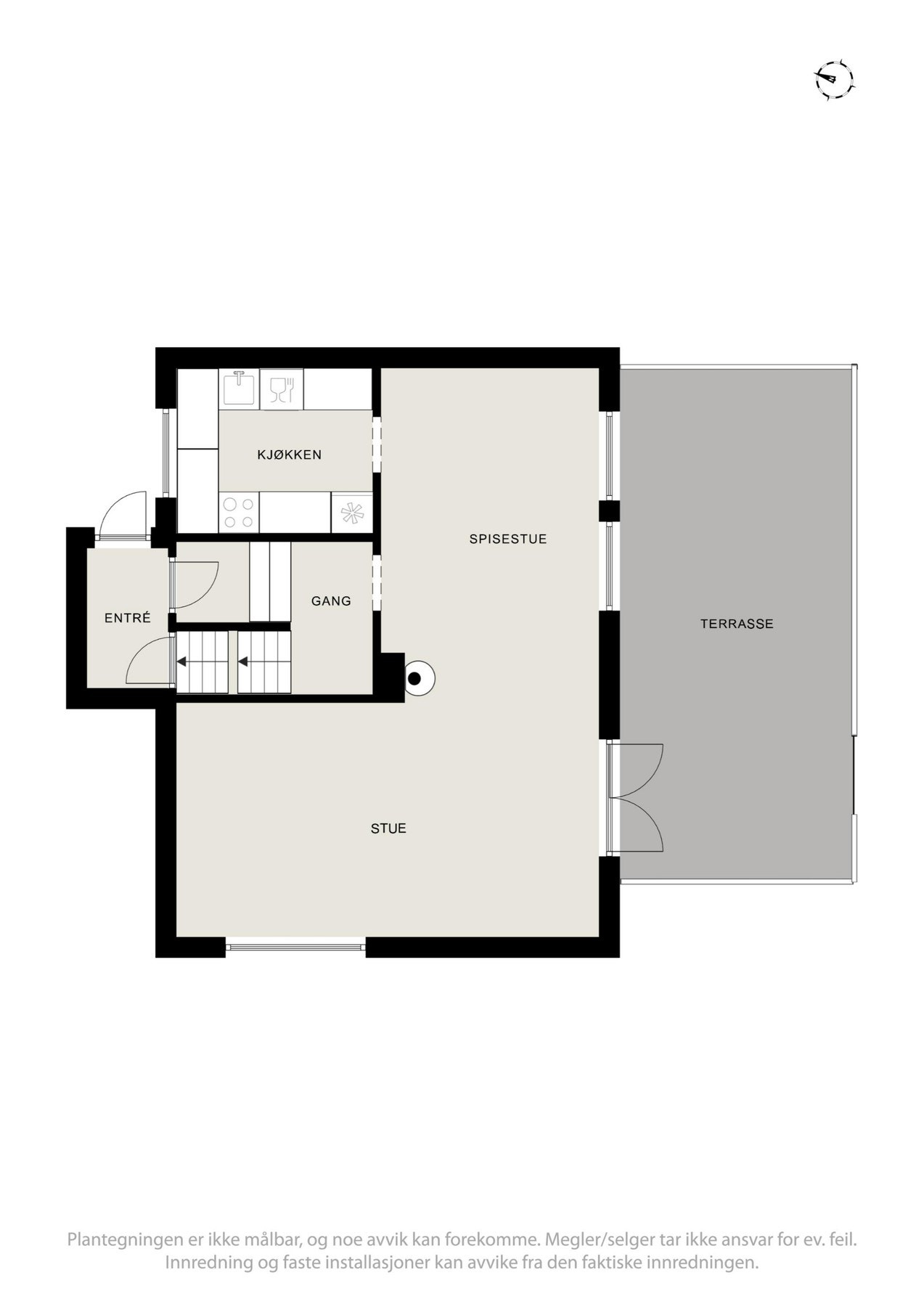 Plantegning 1. etasje. Galleribilde