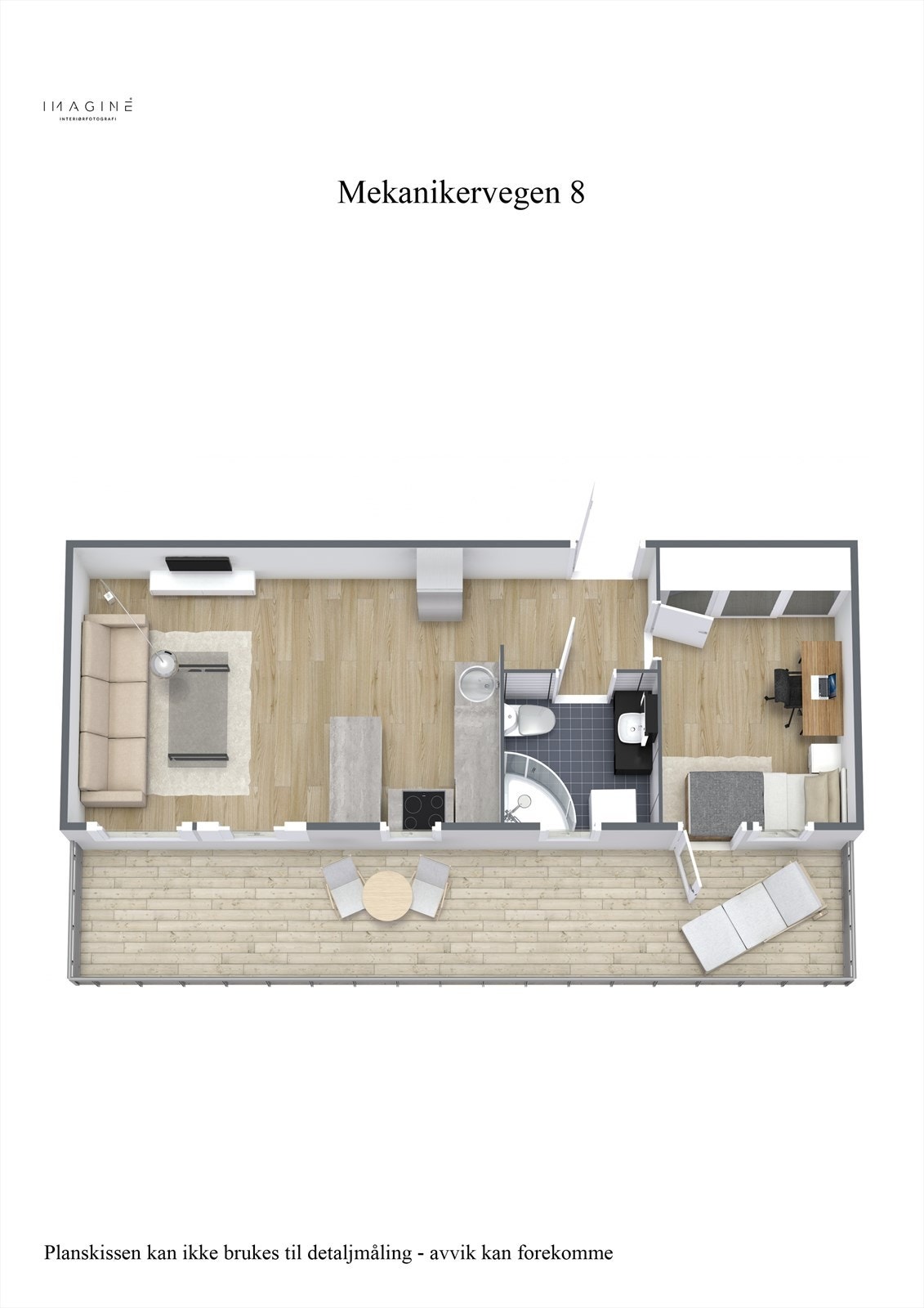 Planskisse 3D Galleribilde