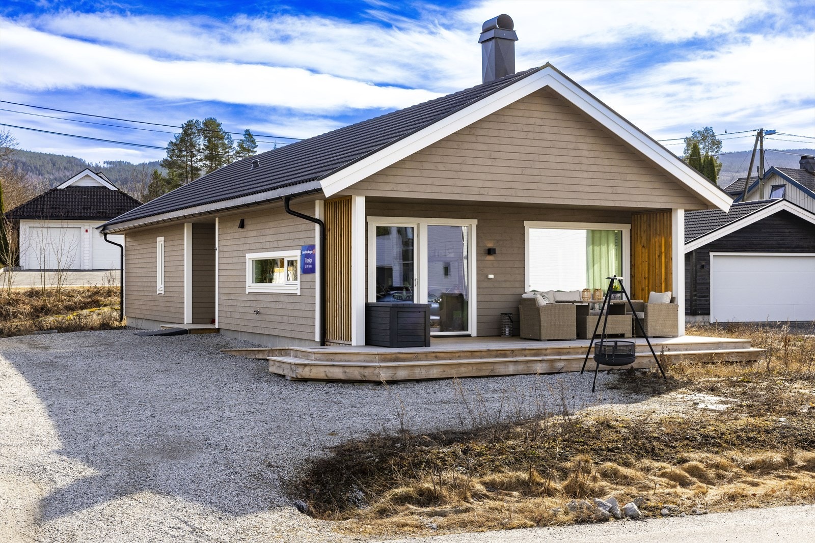 Her kan en kan nyte lange sommerdager. Galleribilde