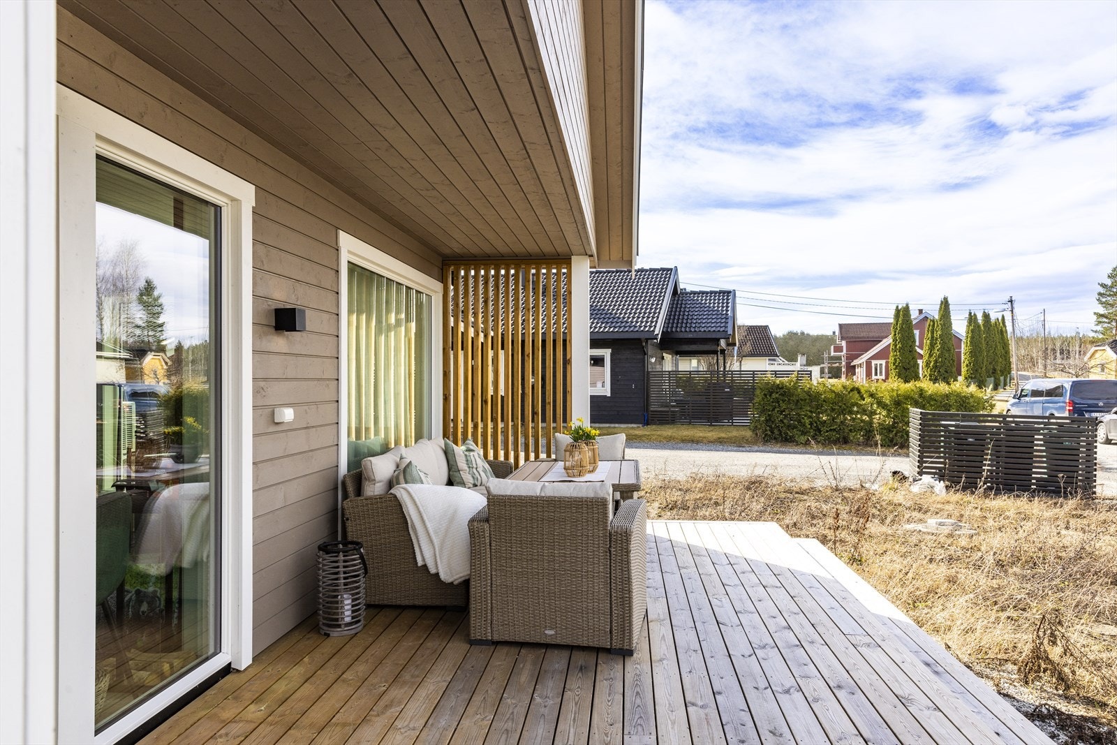 Syd-vestvendt terrasse Galleribilde