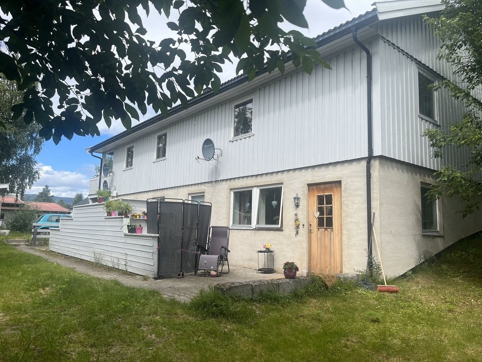 Fasaden på baksiden av huset Galleribilde