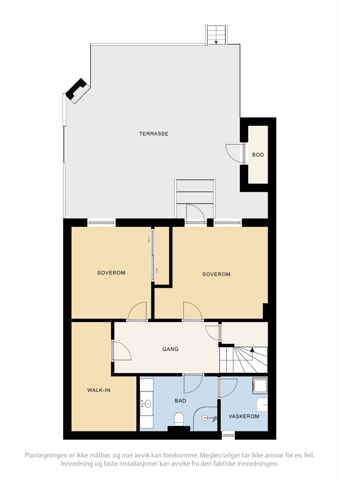 Plantegning underetasjen. Galleribilde