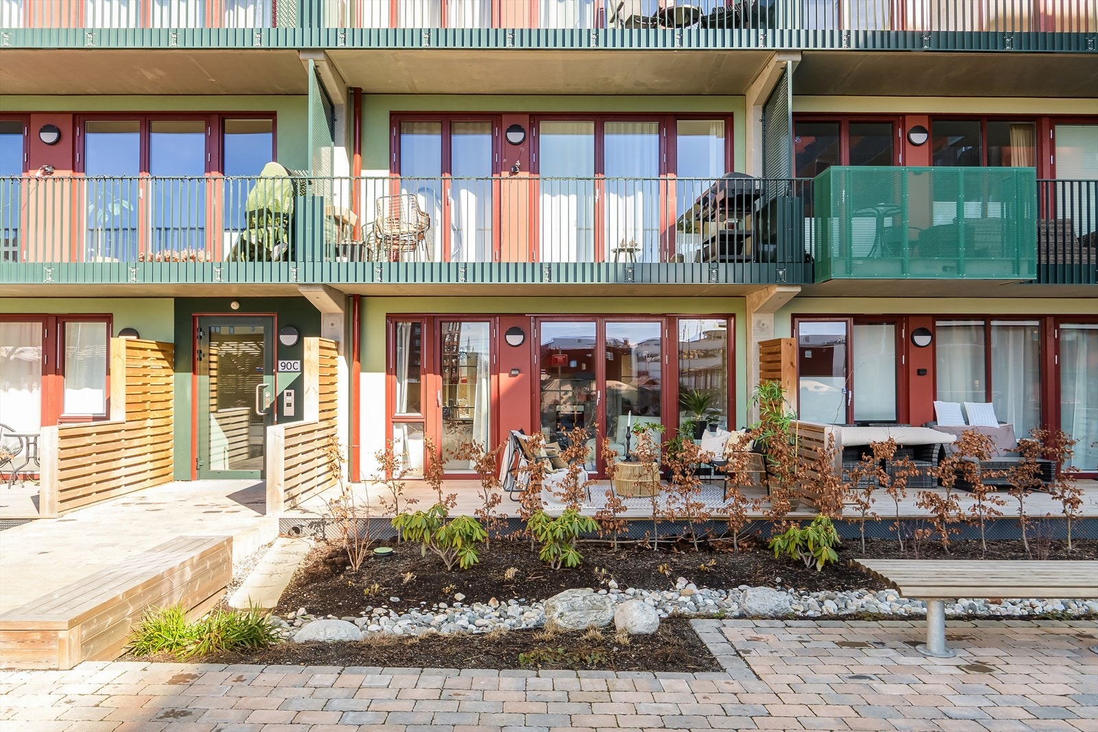 Leiligheten ligger fint til med trappefri adkomst. Galleribilde