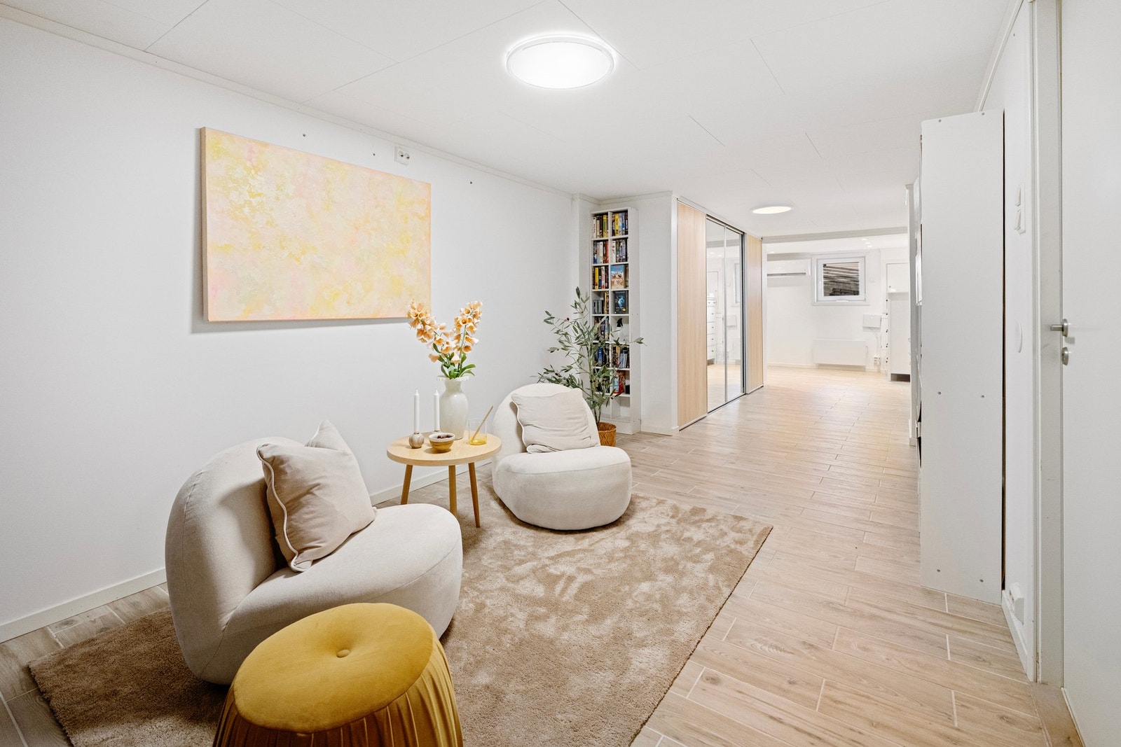 Kjellerstuen er av god størrelse med god møbleringsfrihet. Galleribilde