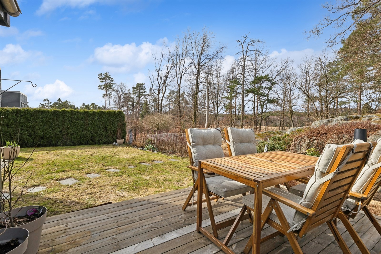 Uteområdene er pent opparbeidet Galleribilde