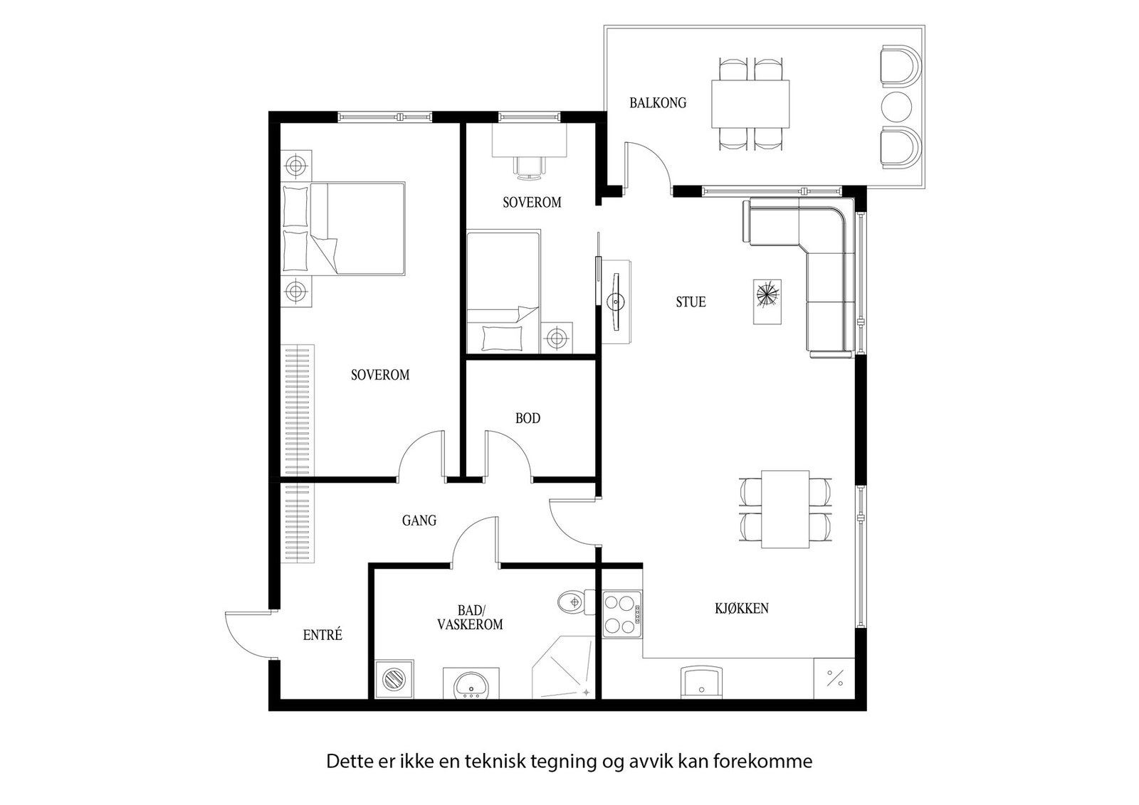 Plantegning Galleribilde