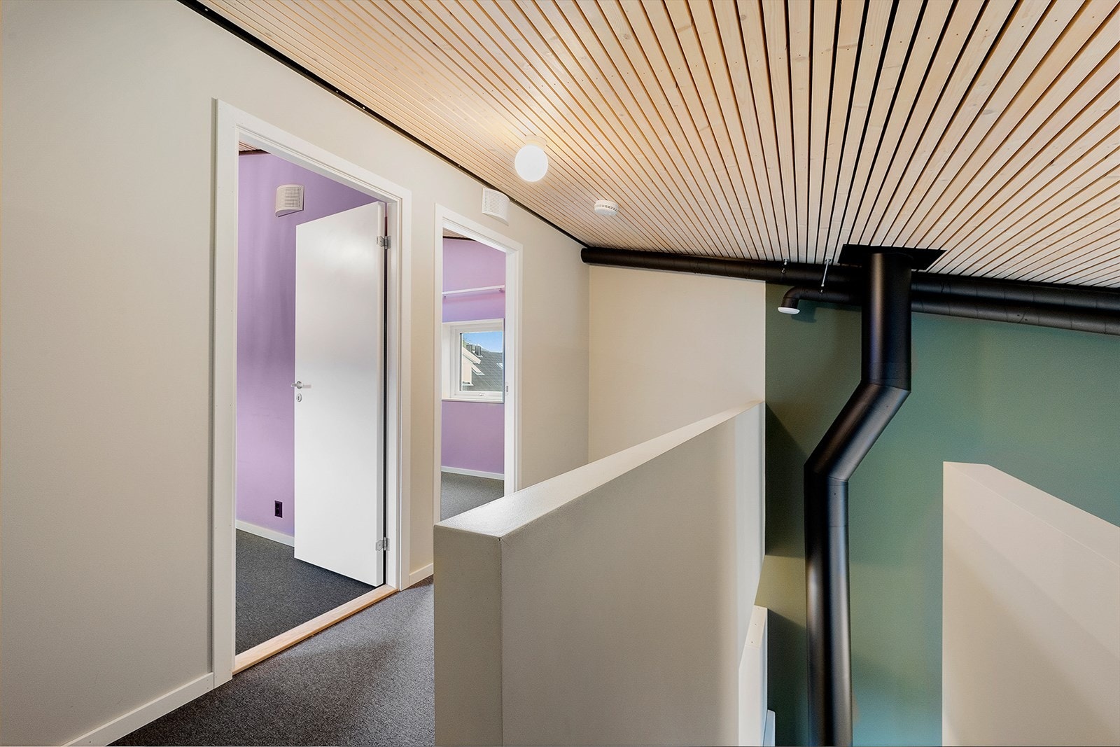 På loftet er det 2 soverom. Galleribilde