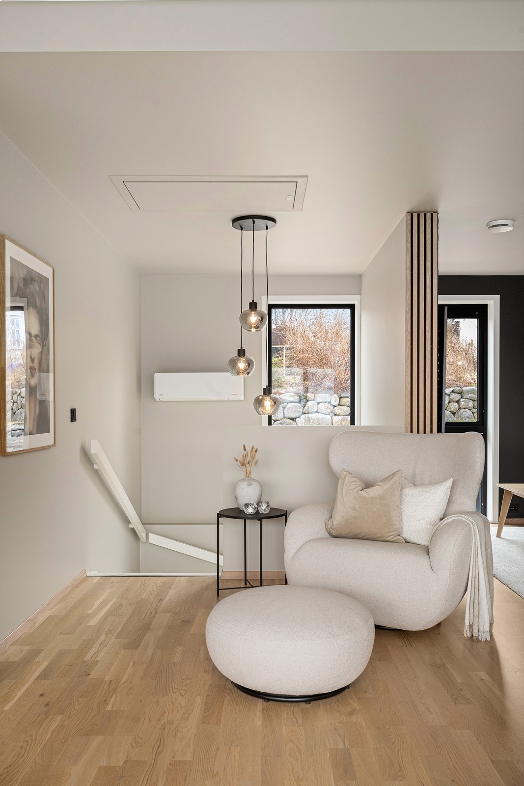 Hovedetasjen er i boligens andre etasje. Galleribilde