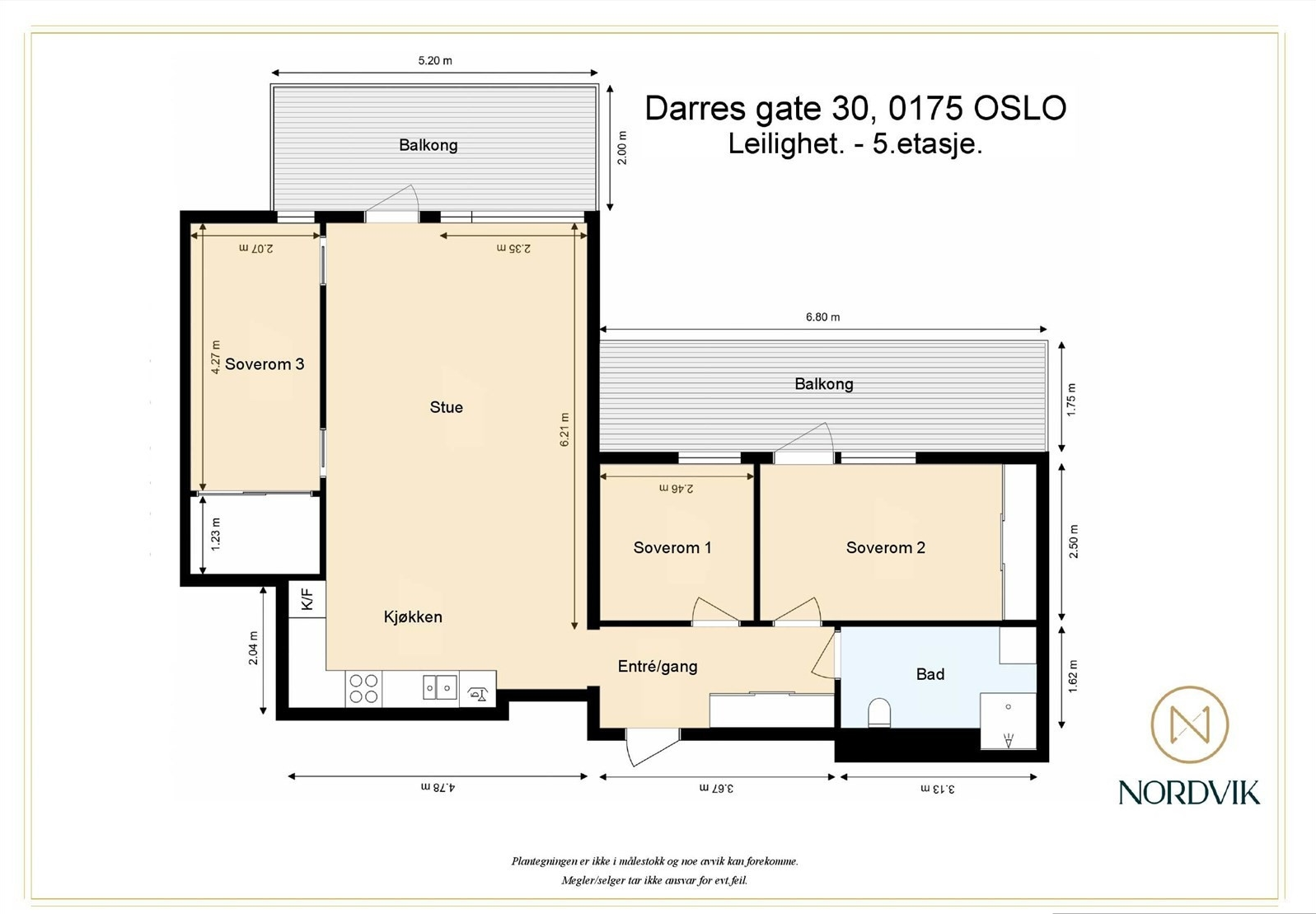 Boligen disponerer en bod i kjeller på 4 kvm Galleribilde