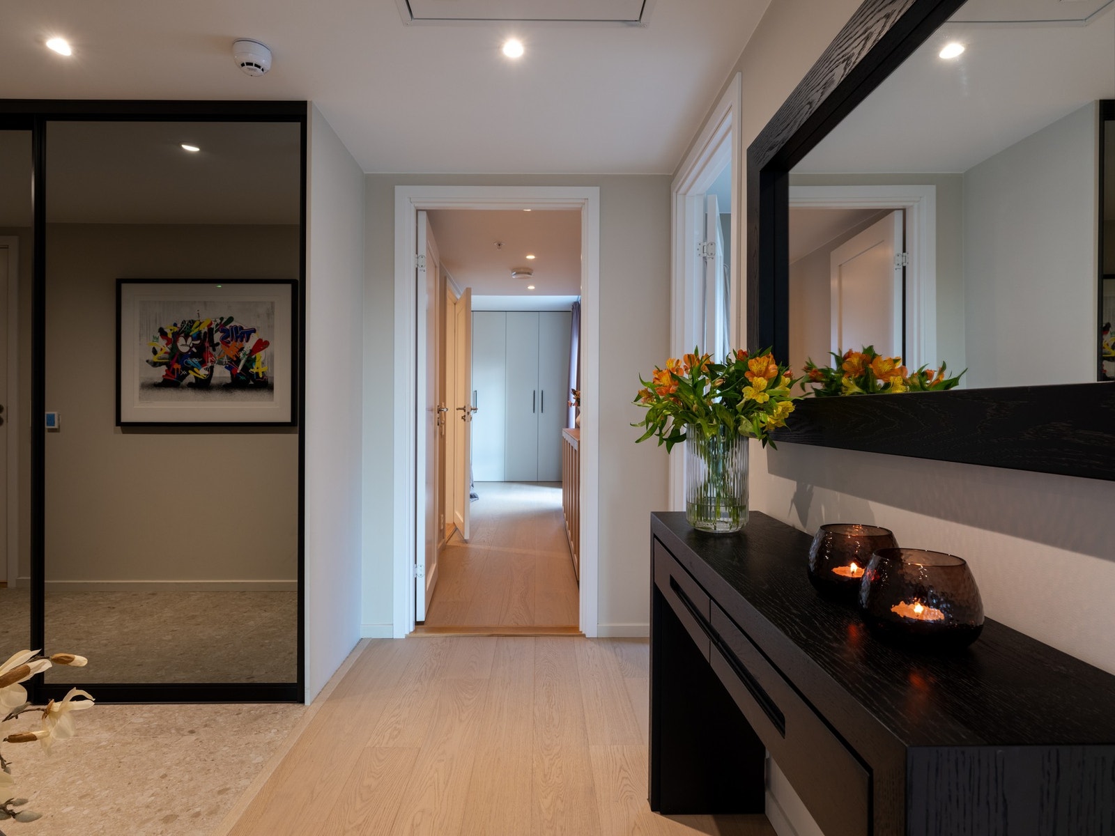 Leiligheten har en svært god planløsning med tre soverom og to bad/wc Galleribilde