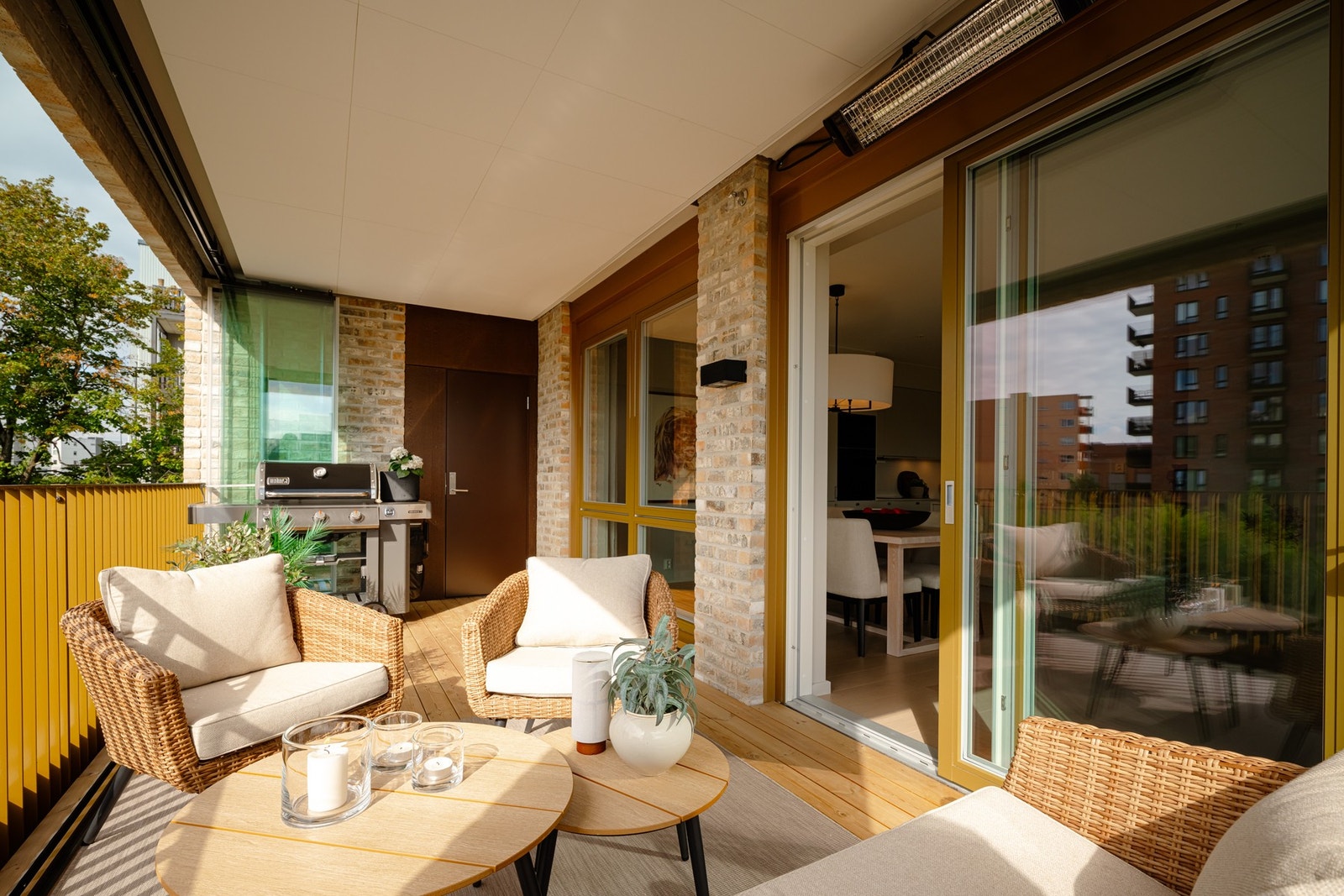 På balkongen er det også adkomst til praktisk bod Galleribilde