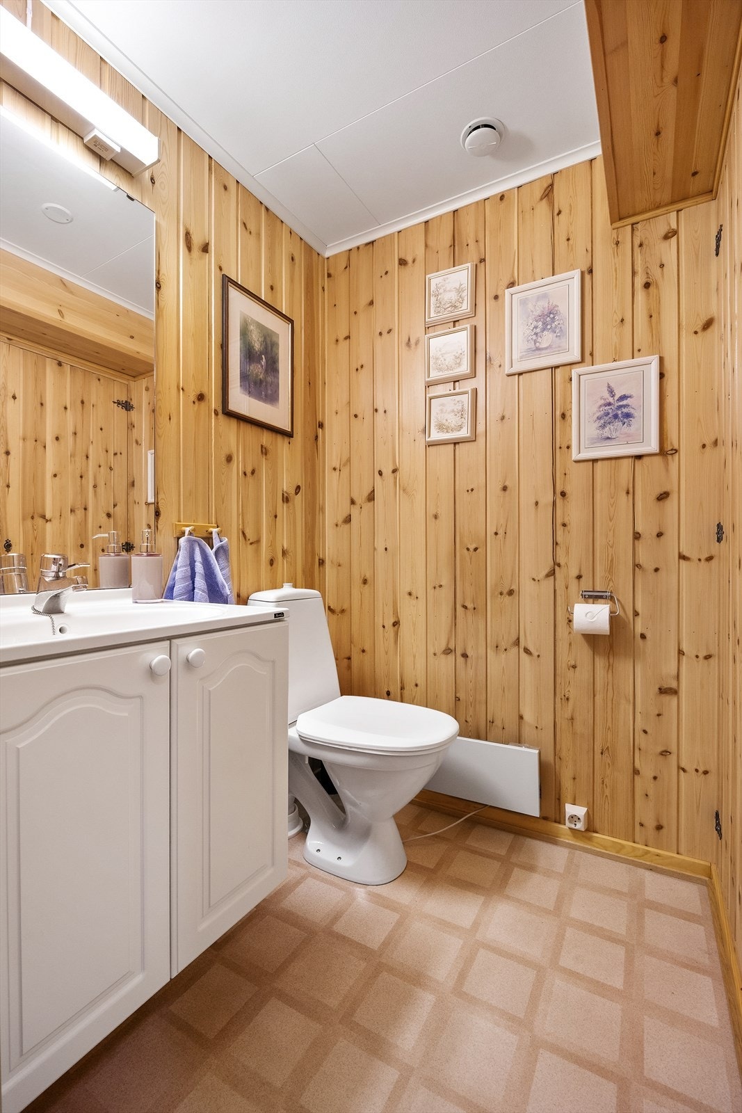 I kjelleren er det etablert et toalettrom (ikke omsøkt eller godkjent). Galleribilde