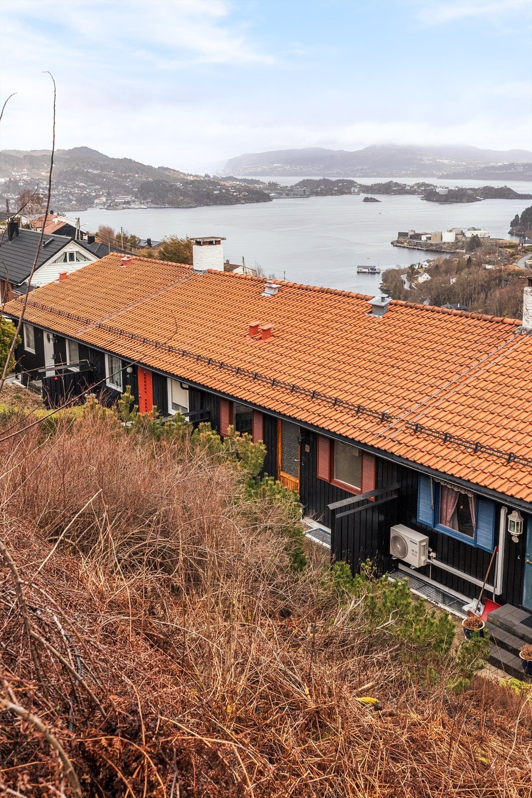Boligen sett fra oversiden - tatt fra Lerums vei. Galleribilde