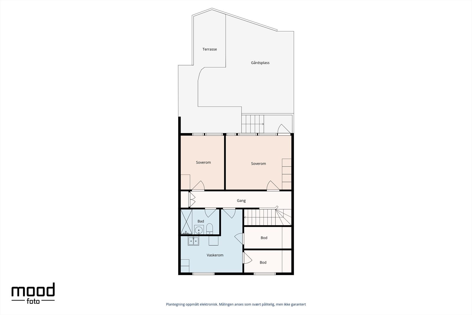 Plantegning underetasje. Galleribilde