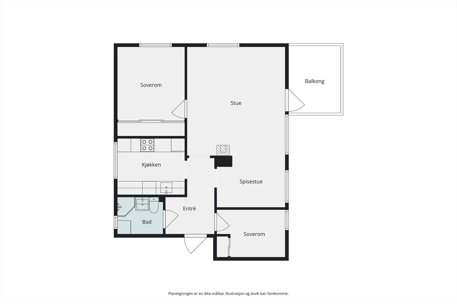 Plantegning Galleribilde