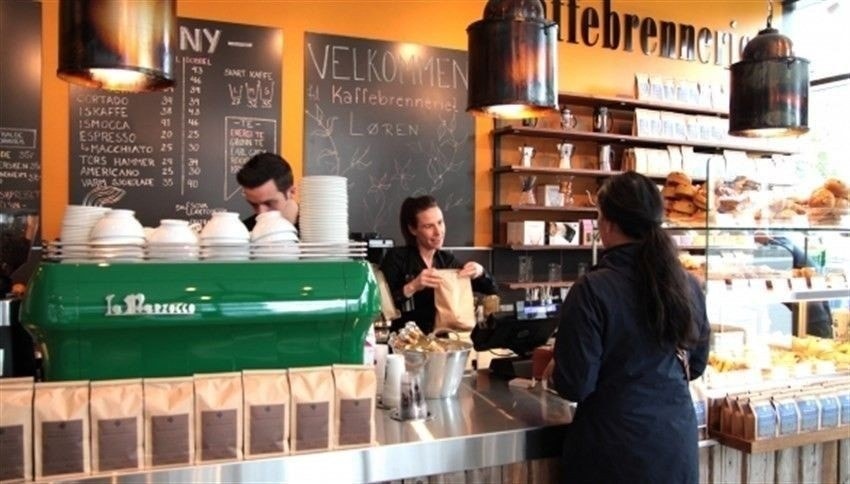 Nabolaget har mange koselige caféer. Galleribilde