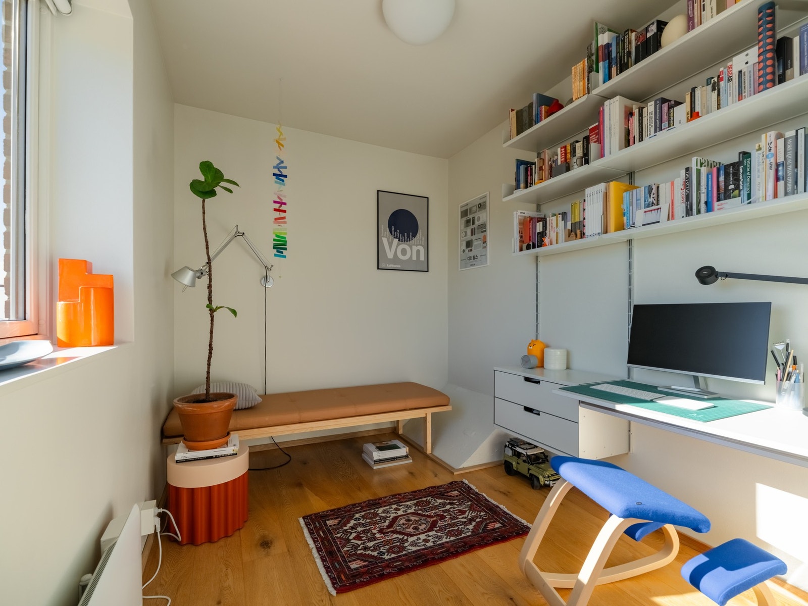 Nå er vi inne på gjesterommet. Galleribilde
